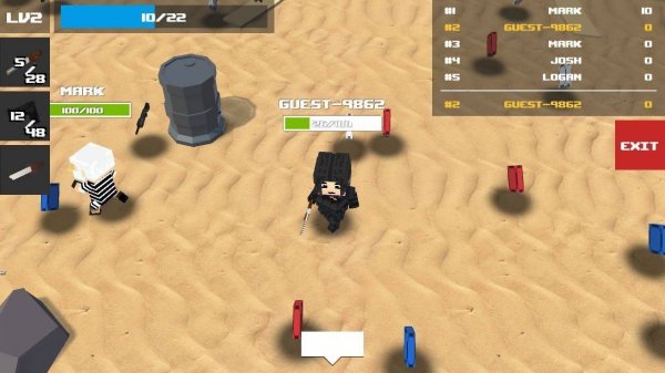 Craft Sharp Blaster: Aim Builder Game