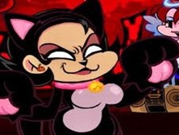 FNF: Sunday Night Spookin vs Cat Nene Rhythm Game Arcade Game
