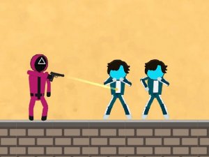Squid Game 2D Shooting Online Puzzle Game