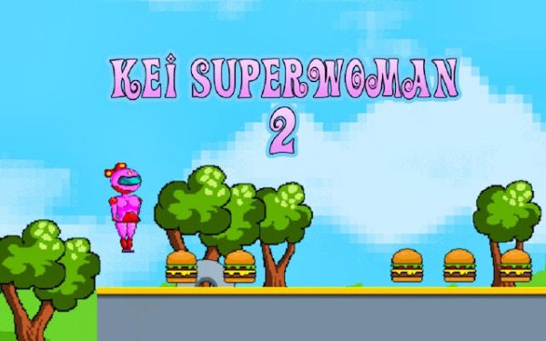 Kei Superwoman 2: Burger Rescue Platformer Online Game