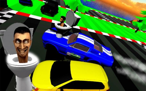 Toilet GT Drag Racing Arcade