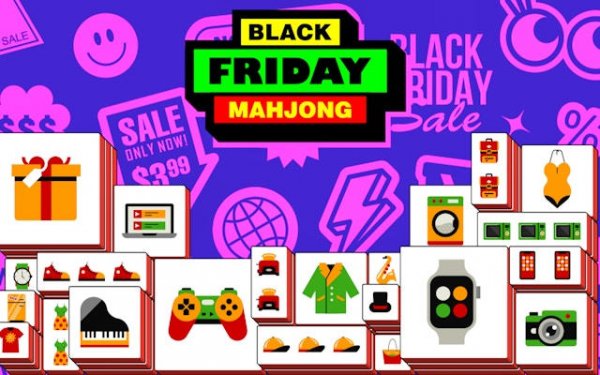 Black Friday Mahjong: Shopping Tile Match Online Game