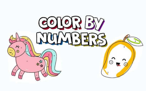 Kids Color by Numbers Puzzle
