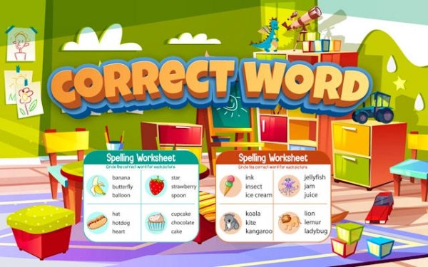 Kids Spelling Puzzle Game
