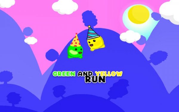 Green and Yellow Run: Jump & Crush Adventure