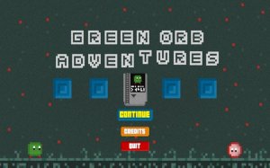 Green Orb Adventure: Pixel Platformer