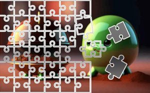 Keroppi Jigsaw Slider Puzzle