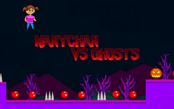 Nanychan vs Ghosts: Halloween Platformer Online Game