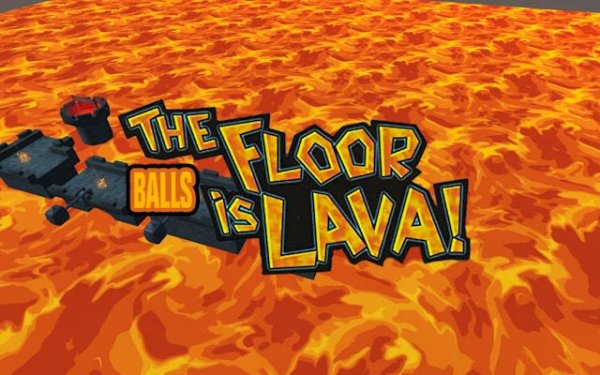 The Floor is Lava! Balls - Physics Puzzle Platformer Online Game