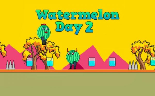 Watermelon Day 2: Challenging Platformer Online Game