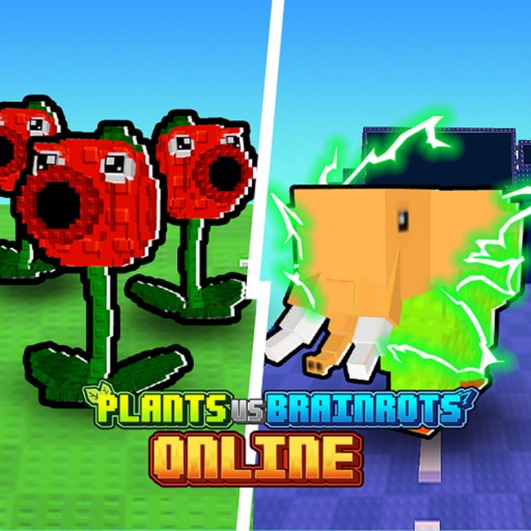 Plants Vs Brainrots Online Strategy Game Arcade Game